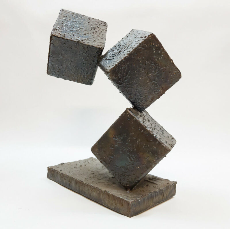 Brutalist Steel Art Sculpture #47456