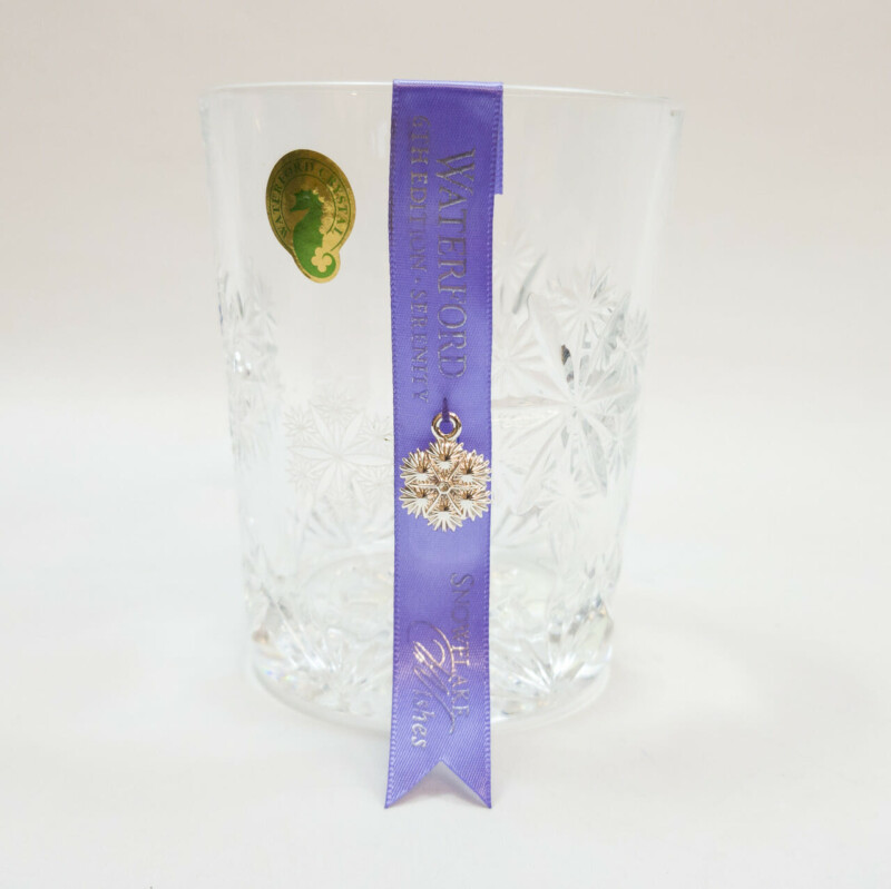 Waterford Crystal Snowflake Wishes 12 OZ Glass - 6TH Edition Serenity #56447