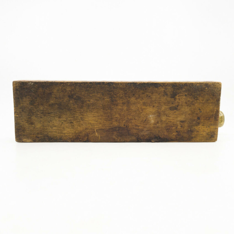 Antique Brass & Timber Tobacco Cutter #57051