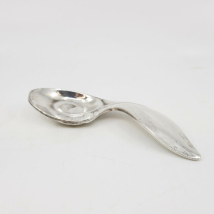 Rare Vintage Tiffany & Co. Sterling Silver Oyster Shell Design Spoon