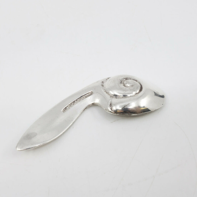 Rare Vintage Tiffany & Co. Sterling Silver Oyster Shell Design Spoon