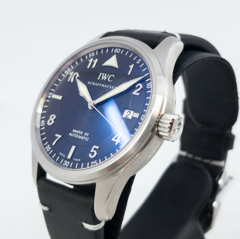 IWC Pilot Mark XV Automatic Watch Blue Dial #56842