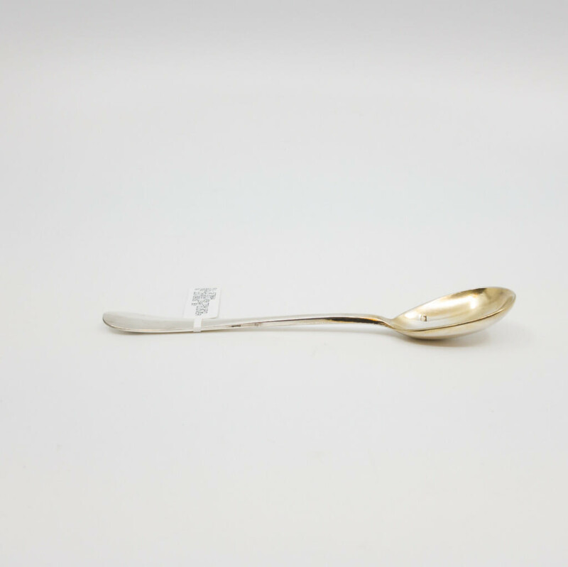 Solid Silver Tea Spoons Three Leaf Clover Lourdes #57964