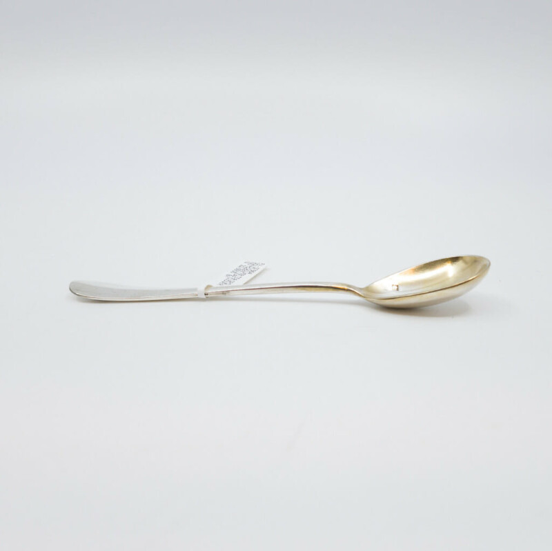 Solid Silver Tea Spoons Three Leaf Clover Lourdes #57964