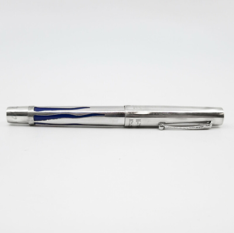 Omas Israel 50th Anniversary Fountain Pen Limited Edition Sterling Silver #58075