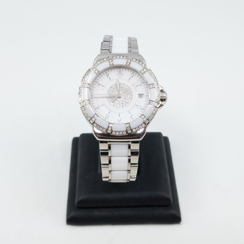Tag Heuer Formula 1 Ladies Diamond Watch WAH121D Ceramic #58340