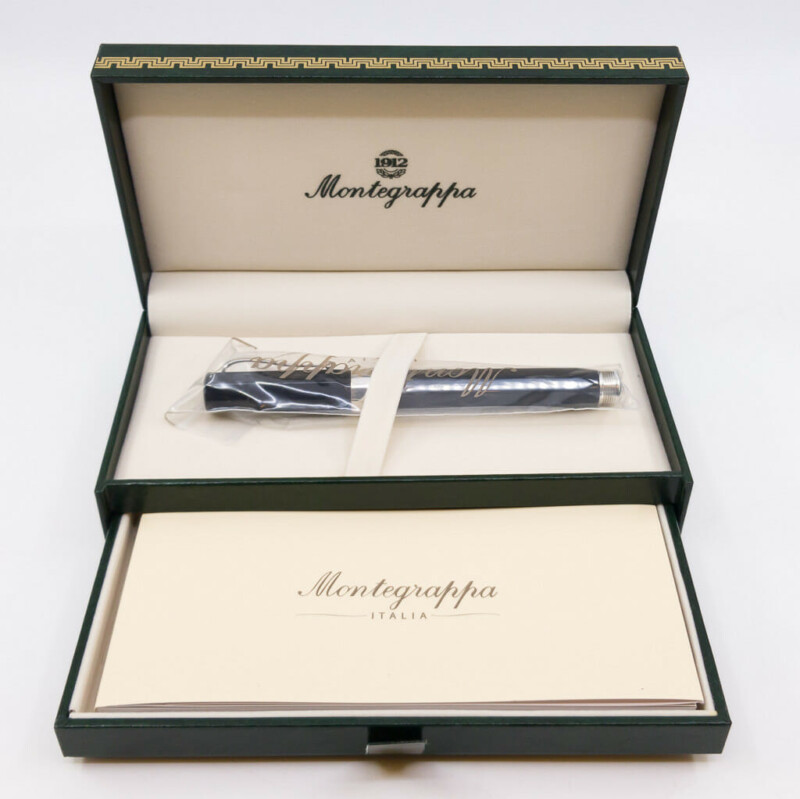Montegrappa Symphony Rollerball Pen Charcoal Celluloid / Sterling Silver