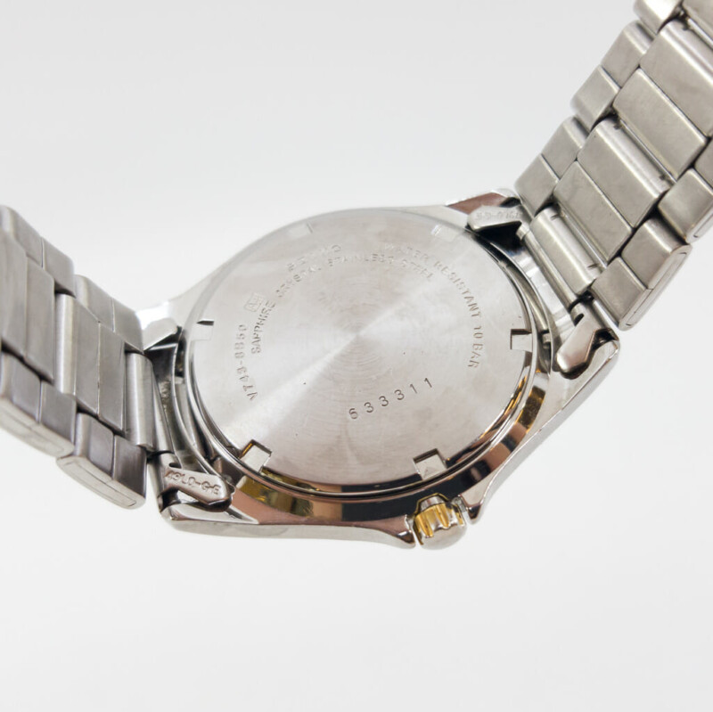 Seiko Quartz 2 Tone Watch with Sapphire Crystal V743-8B50 #59542