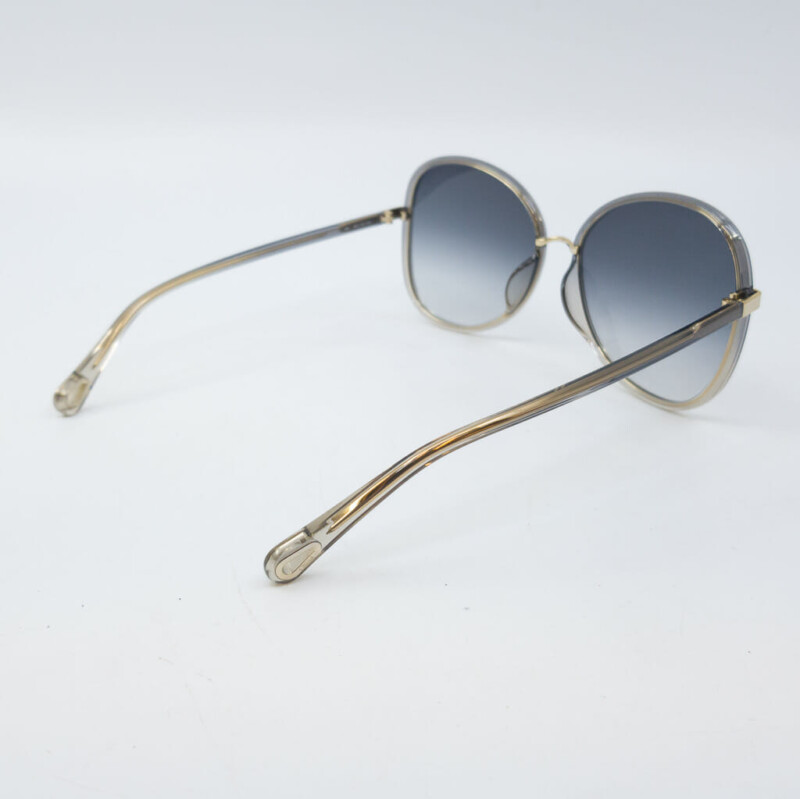Chloe Franky Grey Sunglasses CH0030SA + Case #58630