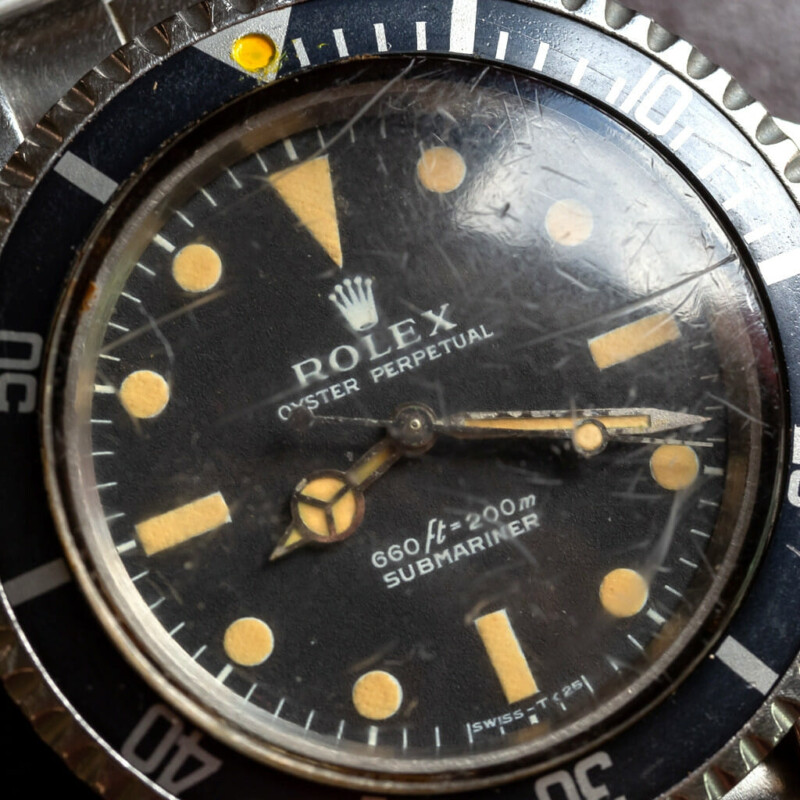 Vintage Rolex Submariner 5513 C/1962 Men's Watch *Serviced* #57093