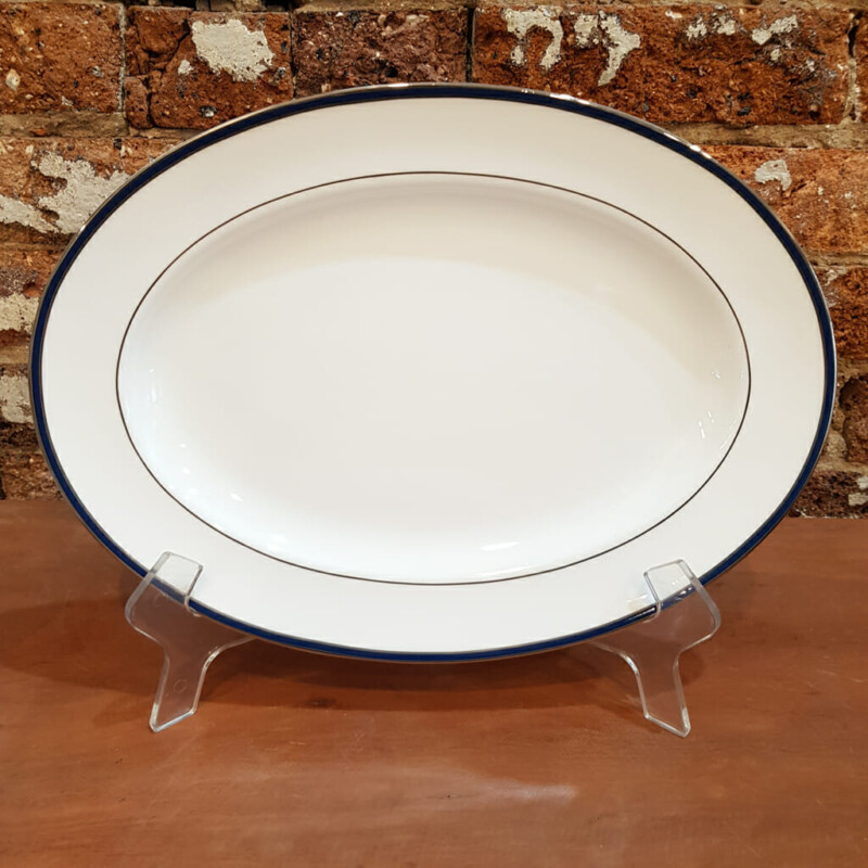 Royal Doulton Signature Blue Small Oval Platter - in Box (near-New Condition) #59829