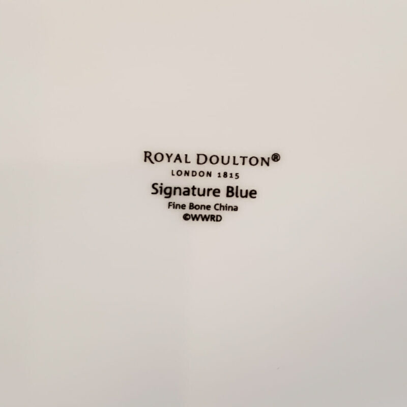 Royal Doulton Signture Blue Open Oval Bowl - in Box (Near-New Condition) #59827