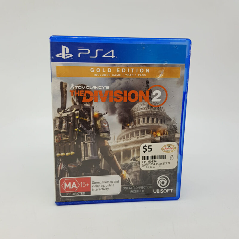 Sony Ps4 Playstation 4 Game Tom Clancy's the Division 2 #60134