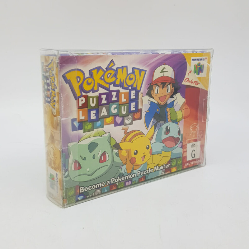 Pokemon Puzzle League (Nintendo 64 2000) Box Manual Complete CIB N64 #60160