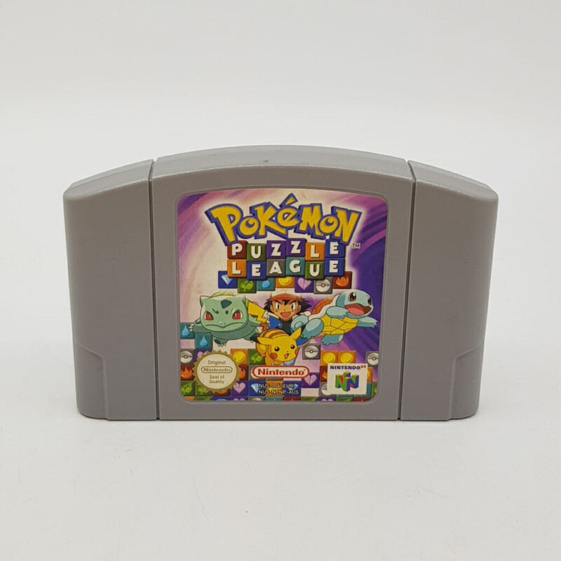 Pokemon Puzzle League (Nintendo 64 2000) Box Manual Complete CIB N64 #60160