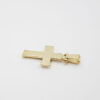 14ct Yellow Gold Double Cross Pendant #59905 - Image 9