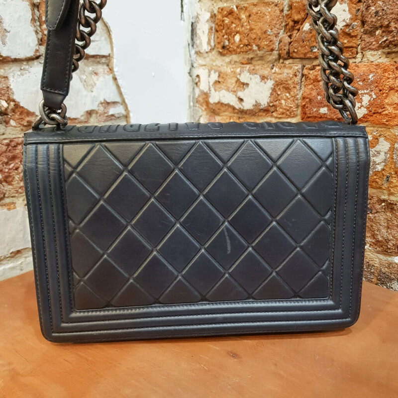 Chanel Paris-Salzburg Boy Flap Large Handbag + COA (Rare)#60201