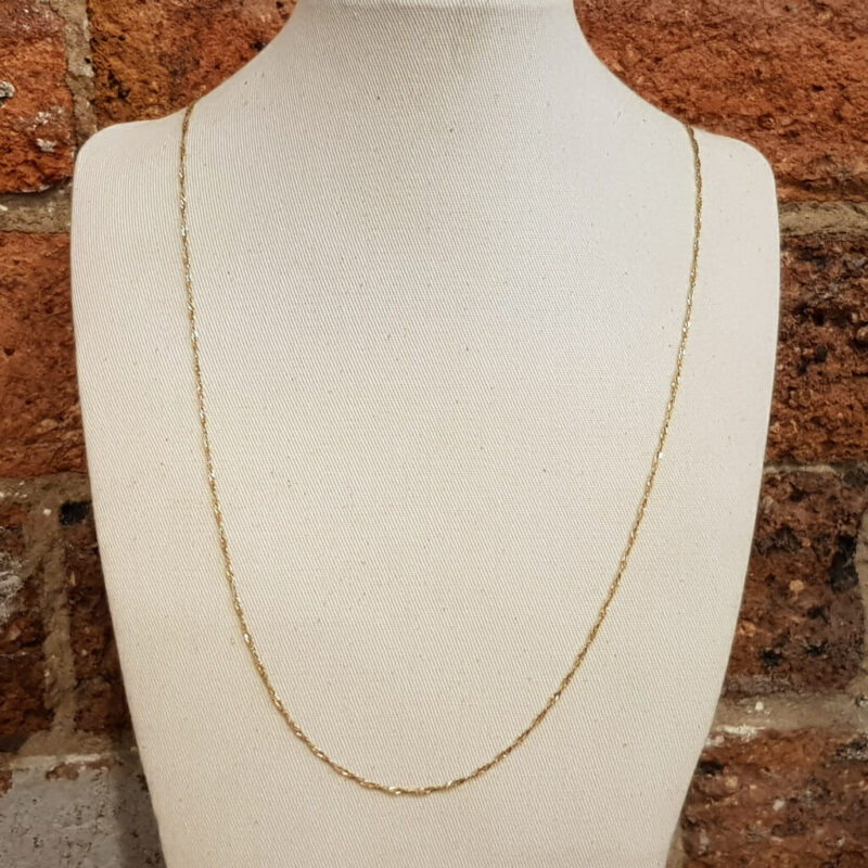 18ct Yellow Gold Necklace Chain 65cm #59308 - Image 2