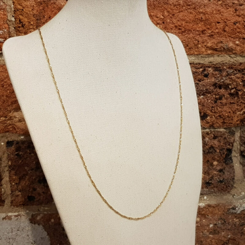 18ct Yellow Gold Necklace Chain 65cm #59308 - Image 3