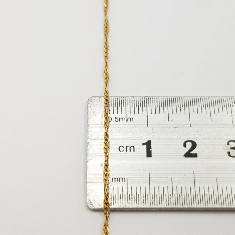 18ct Yellow Gold Necklace Chain 65cm #59308 - Image 13