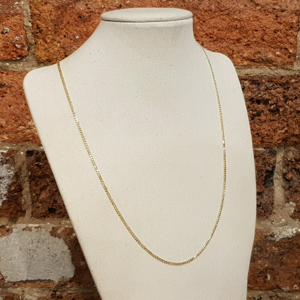 9ct Yellow Gold Curb Link Chain / Necklace 50cm Italy #60154 9ct Yellow Gold Curb Link Chain / Necklace 50cm Italy #60154 - Image 11