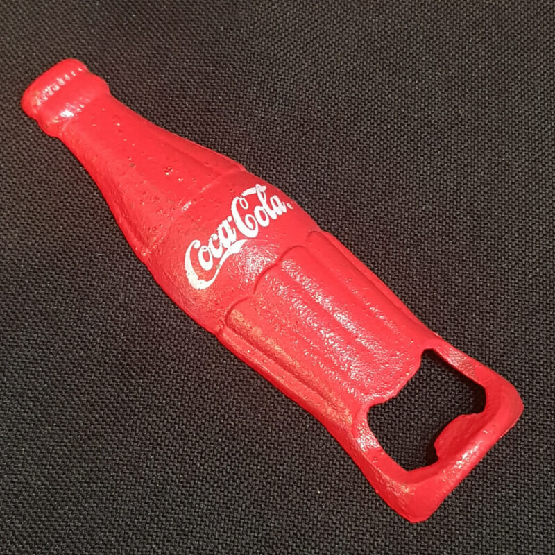 Coca-Cola Bottle Opener Coke Cast Iron Red Colour #59161