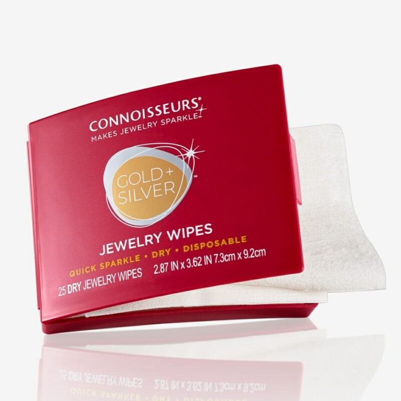 Connoisseurs Dry Wipes Gold & Silver Jewellery Cleaner Pack #58034