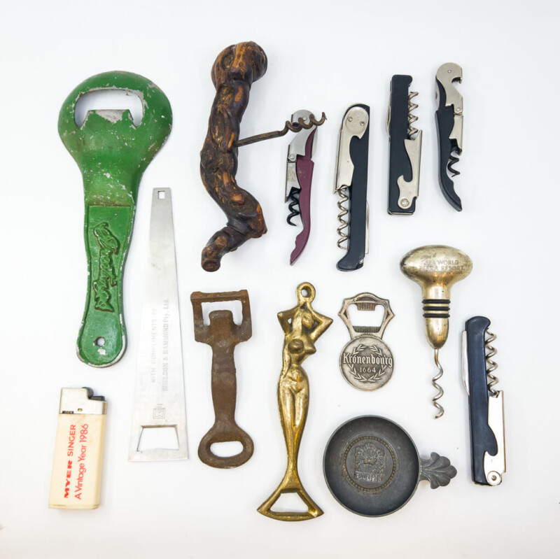 Collection of Cork & Stubb Bottle Openers Inc FGB Italy Argyle Italy Pulltaps #59710