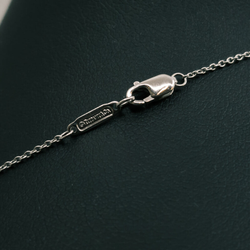 Platinum Tiffany & Co Intense Yellow Diamond Pendant Necklace + Cert & Receipt #60224