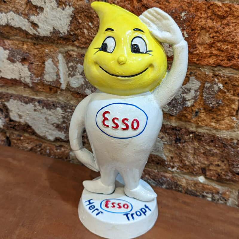 Esso Boy Bank / Money Tin Statue with Yellow Head #60594