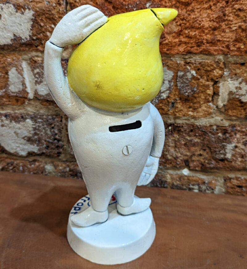 Esso Boy Bank / Money Tin Statue with Yellow Head #60594