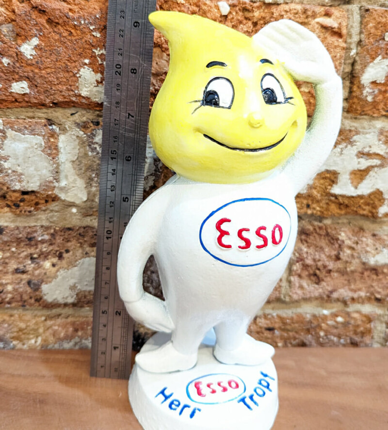 Esso Boy Bank / Money Tin Statue with Yellow Head #60594
