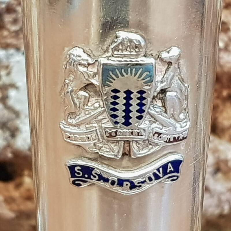 S.Sorsova Silver Plated Vase #59996