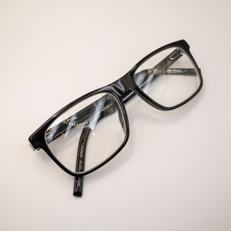 Hugo Boss Eyeglasses Blue Square Glasses (Prescription) #58818