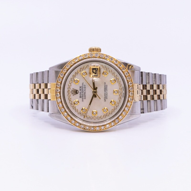 Vintage Rolex 1601 Datejust Two Tone & Diamond C/1967 #60624