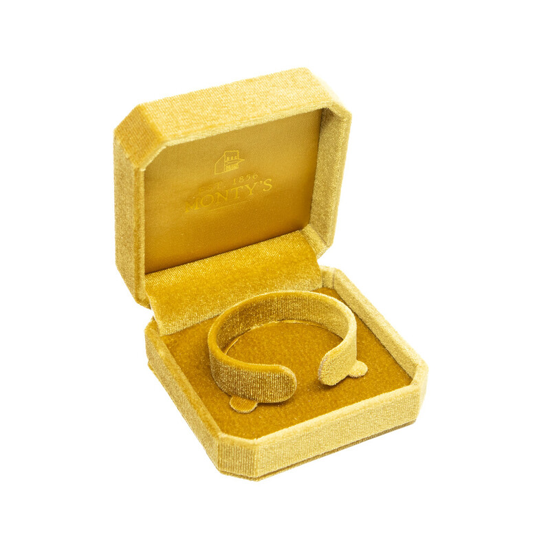 Premium Corduroy Square Bracelet Bangle Jewellery Gift Box