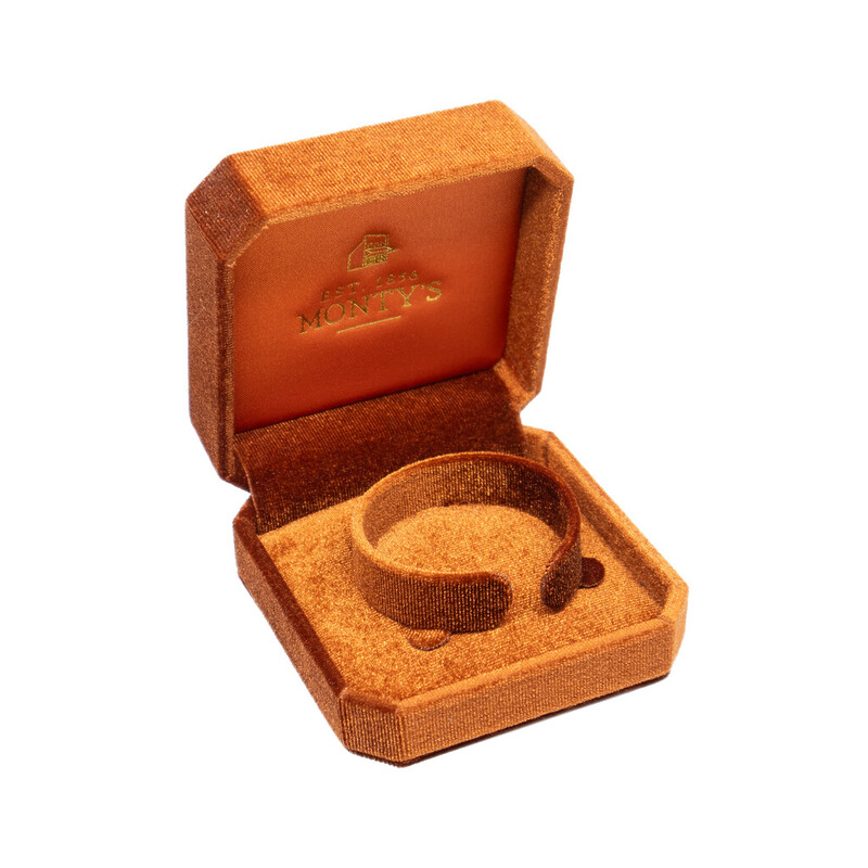 Premium Corduroy Square Bracelet Bangle Jewellery Gift Box