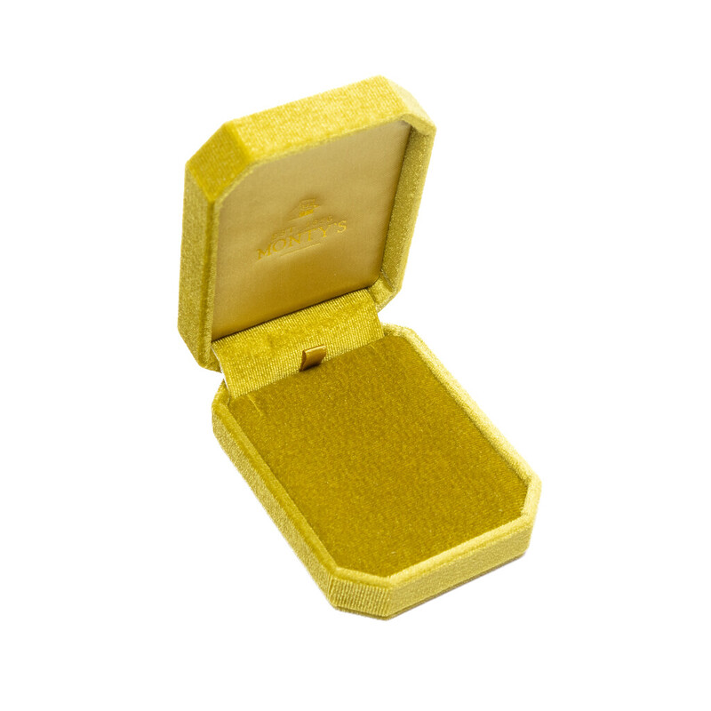 Premium Corduroy Medium Necklace Jewellery Gift Box