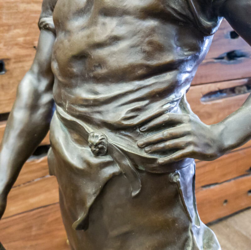 Emile Louis Picault (1833-1915) Pax Et Labor Bronze Statue Signed #59391