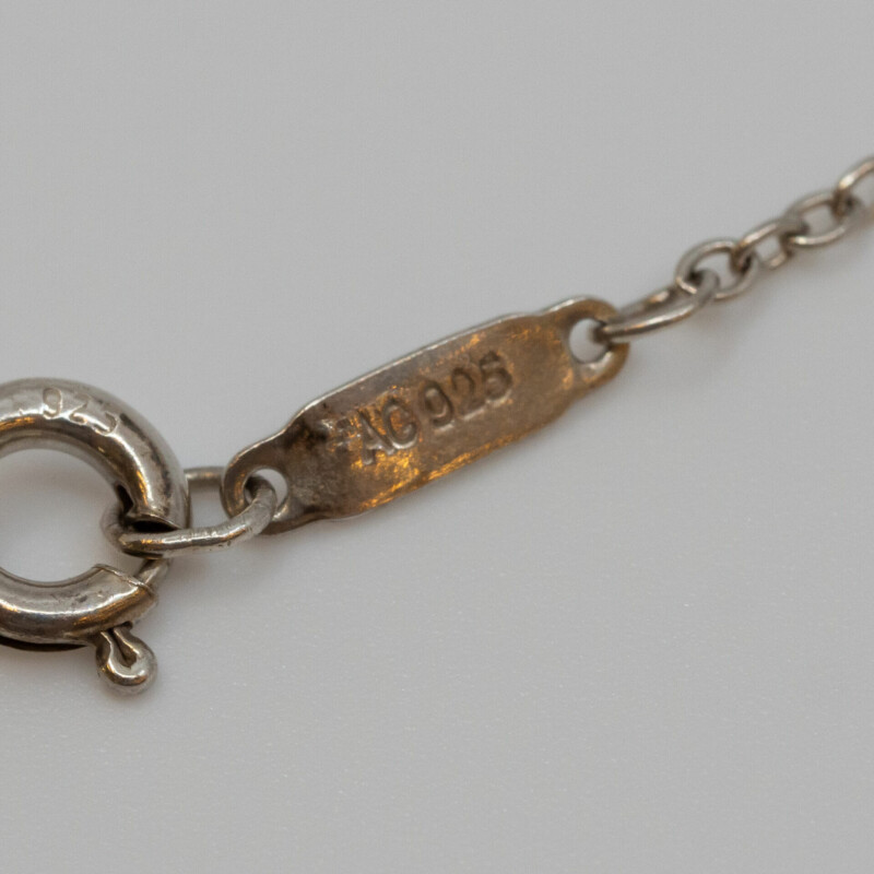 Tiffany & Co Silver & Rubedo 1837 Interlocking 4 Circle Pendant #54133