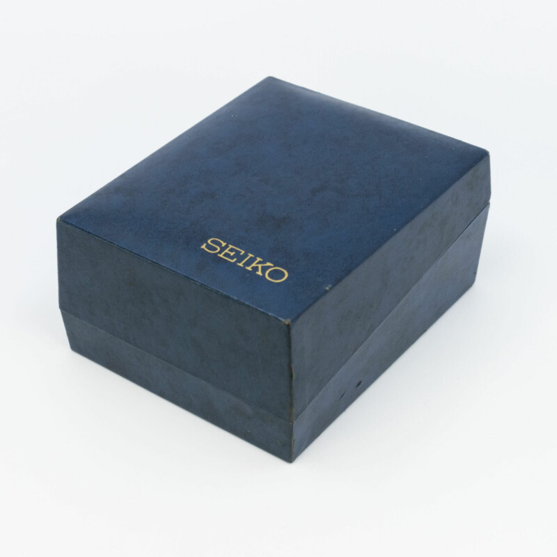 Vintage Seiko Blue Watch Box (1970S) #58772-1
