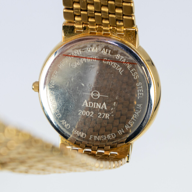 Adina Kensington Quartz Gold-Tone Dress Watch #59334