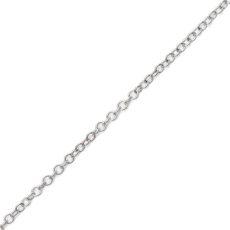 18ct White Gold 0.68ct TW Diamond Circle Pendant Necklace Val $5150 #55258