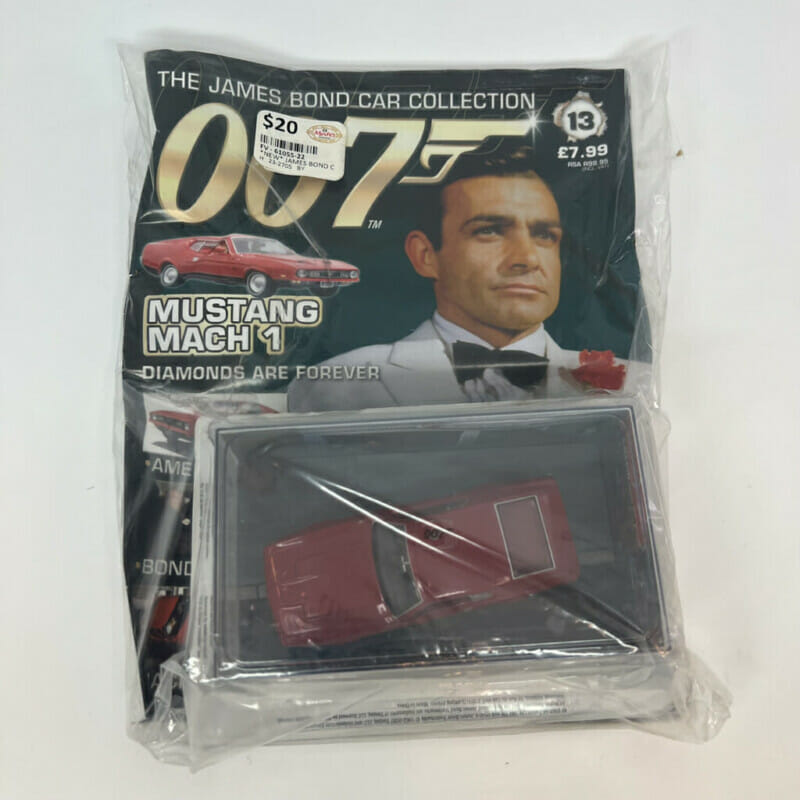 *new* James Bond Car Collection 007 Car + Magazine #13 Mustang Mach 1 #61055-22