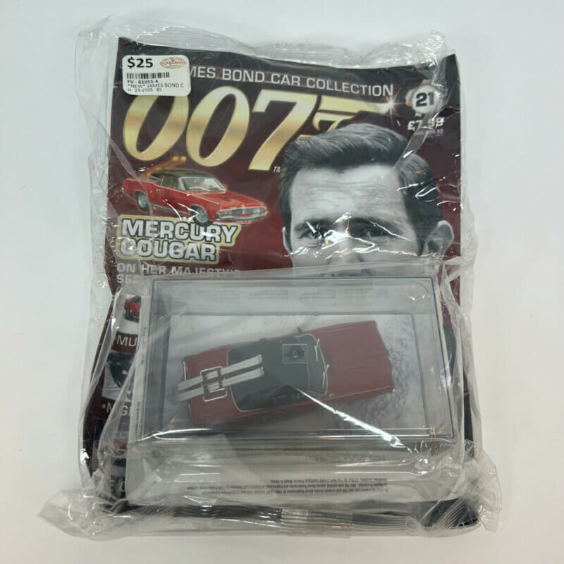 *new* James Bond Car Collection 007 Car + Magazine #21 Mercury Cougar #61055-4
