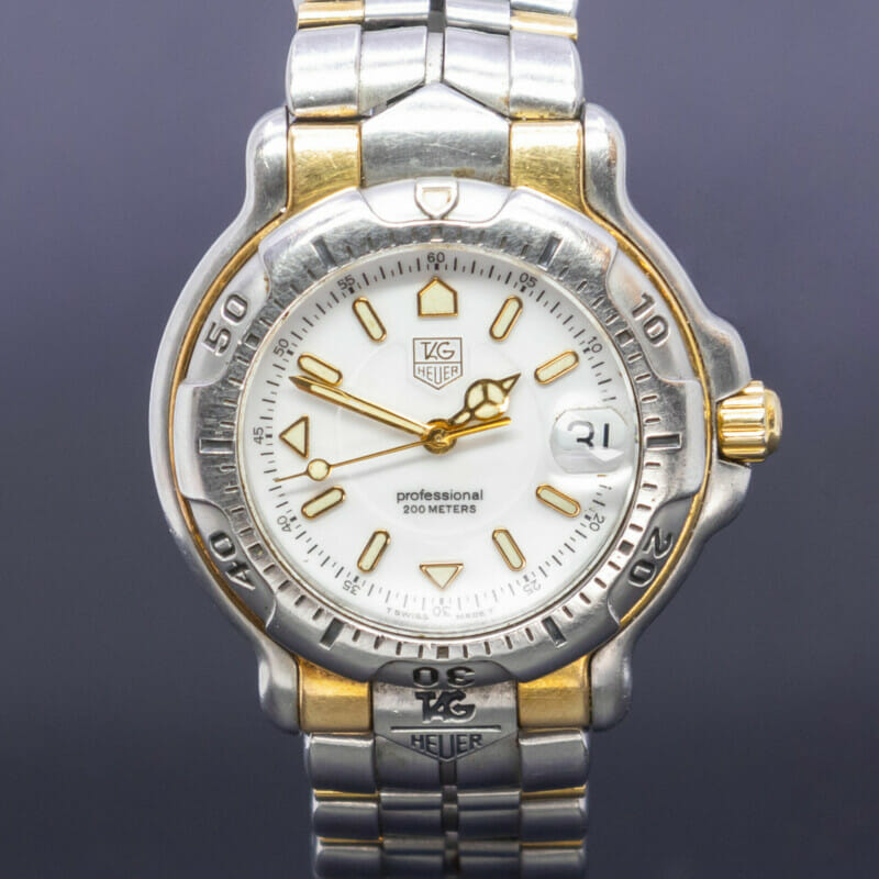 Tag Heuer 6000 2-Tone Gold/Steel Midsize Watch WH1251 #59031
