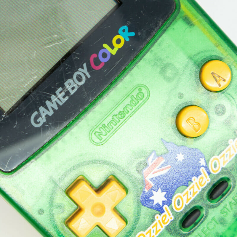 Nintendo Gameboy Color Ozzie! Sydney 2000 Limited Edition (missing Battery Cover) #61096