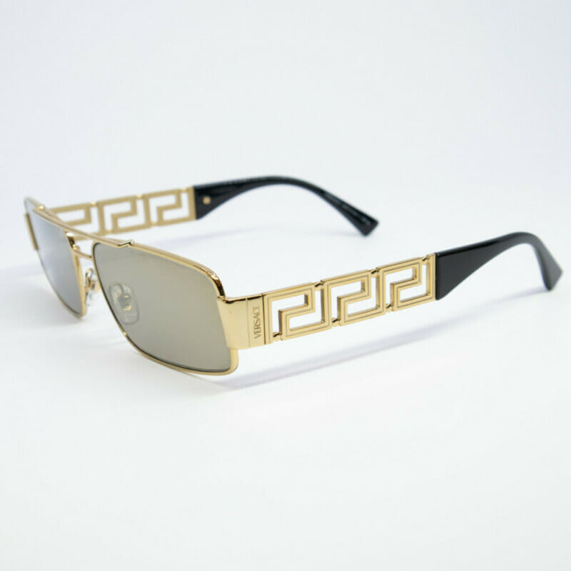 Versace Sunglasses 2257 Grey & Gold #61065