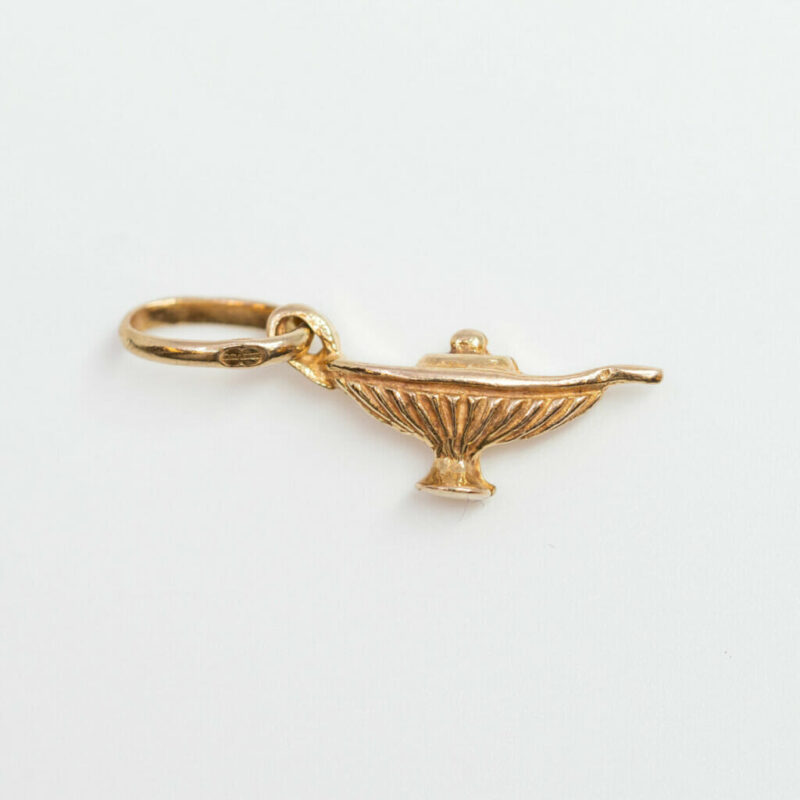 9ct Yellow Gold Genie Lamp Charm #55584