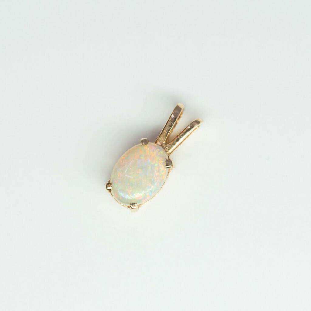 14ct Yellow Gold Opal Pendant 585 #61032 14ct Yellow Gold Opal Pendant 585 #61032 - Image 5